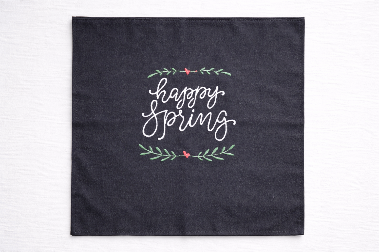 Maison GK Embroidered Bandana – Happy Spring